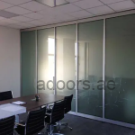 Retractable framed folding door