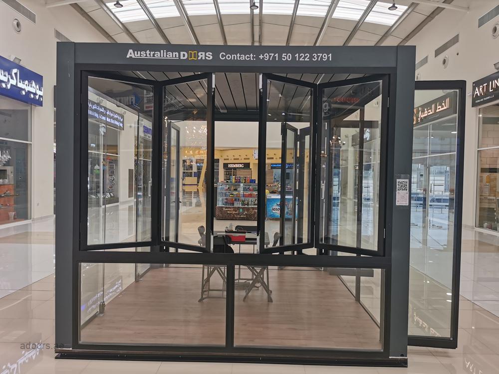 AD-4550 - framed folding door Framed folding door dubai